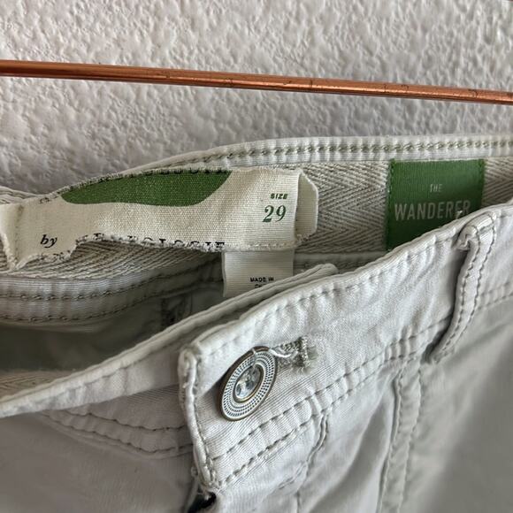 By Anthropologie The Wanderer Neutral Eyelet Lace Pants 29 - Picture 6 of 9
